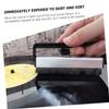 HOLIDYOYO Vinyl Record Cleaning Brush Portable Carbon Fiber Brush for Vinyl Records Effective Dust Removal Tool for Music Lovers view 3