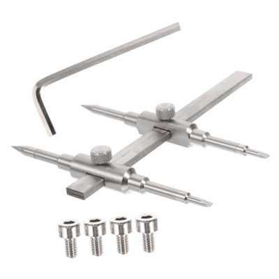 WHAMVOX 1Set Stainless Steel Lens Wrench Lens Removal Tool for Camera Lens Repair Durable Spanner for Photographers and Enthusiasts Compatible with Various Lens