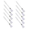 10Pcs Cleaning Brush Double Ended Stainless Steel Nylon for Keyboards view 1