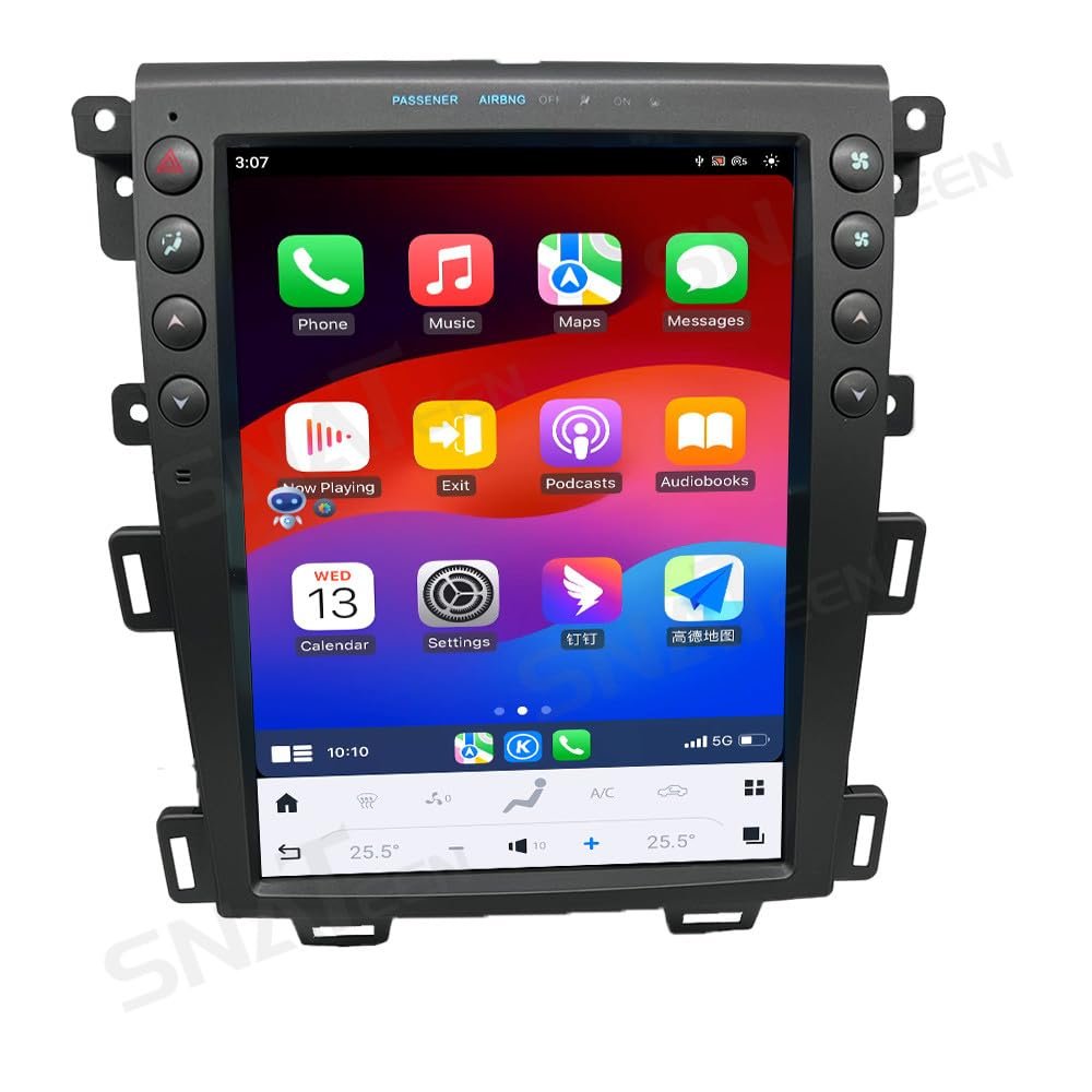 12.1Inch 8-Core Android Radio Upgrade for Ford Edge 2011 2012 2013 2014,Touch Screen Stereo,Support Carplay and Android Auto,Free Back Camera (8+256GB)