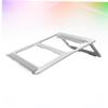 Uonlytech Foldable Laptop Stand Lightweight Aluminum Alloy Ventilated Holder for Portable Use Non Slip Design Durable Cooling Bracket for Desktops view 2