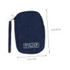 KALLORY Electronics Travel Organizer Cable Wrap Bag for Data Cables u Disk Earphones Compact Storage Bag for Business Travel view 2