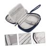 KALLORY Electronics Travel Organizer Cable Wrap Bag for Data Cables u Disk Earphones Compact Storage Bag for Business Travel view 3