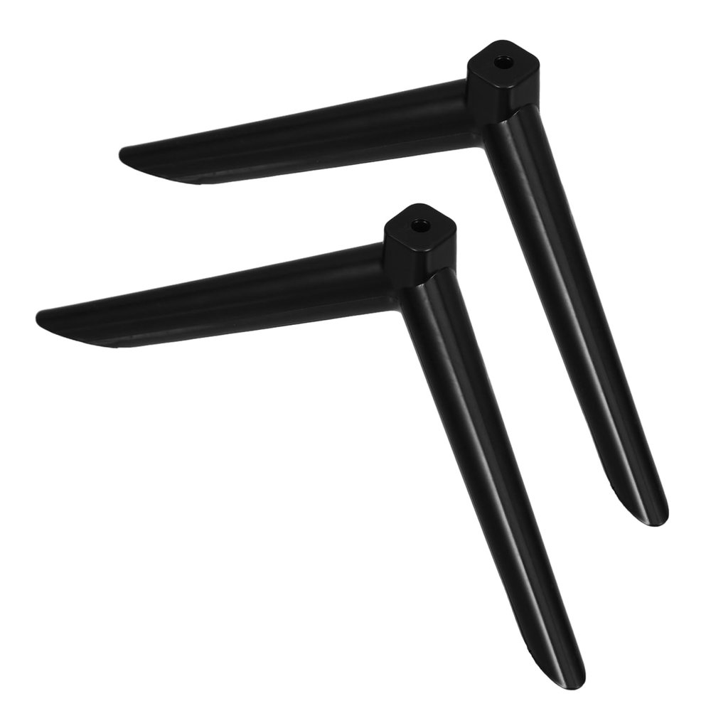 CAXUSD Universal TV Stand Base Pedestal Legs Compatible Replacement for TVs 1 Pair Plastic Support Screws for Home Theater Systems Easy Installation