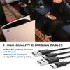 Superer 2 Pack 5 ft USB C Charging Cable Fit for PS5 Controller, PlayStation 5 DualSense, Xbox Series X/S Controllers, Xbox Elite Series 2 (Model 1914 1797), Fast Charger & Data Sync Replacement Cord view 2