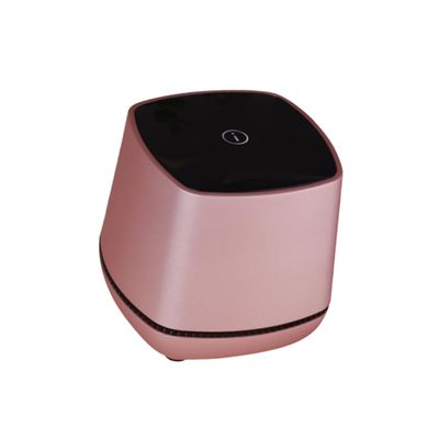 Angoily USB-Powered Mini Computer Speakers Bass Sound for Desktop and Laptop Compact Design Rose Gold Finish