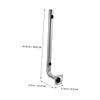 Cabilock Universal Wireless Bridge Bracket L-Shaped Stainless Steel Antenna Mount for Outdoor Use Adjustable Pole Mount Compatible Wireless Bridges view 2