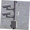 Cabilock Universal Wireless Bridge Bracket L-Shaped Stainless Steel Antenna Mount for Outdoor Use Adjustable Pole Mount Compatible Wireless Bridges view 4