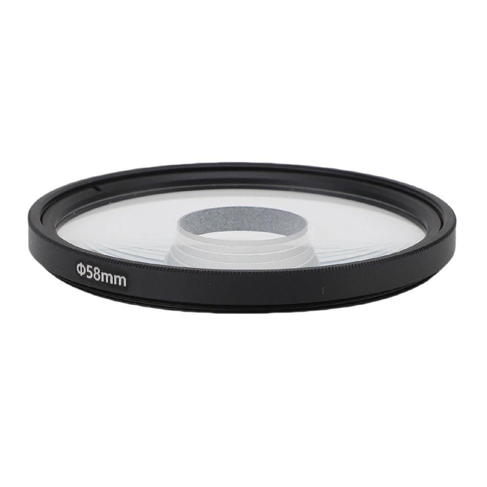 XUMIUZIY 58mm Center Exposure Edge Blur Filter, 58MM Special Effect Camera Filter, Edge Blur Effect for 50-85mm Lenses, MRC Coated Water Proof Oil Proof CNC Non Slip
