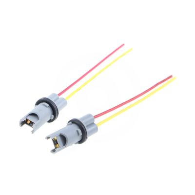 FTOMIKA Cars Connectors 2Pcs T10 Bulb Socket Adapter 2 Wire Car Light Lamp Holder Connector Accessories