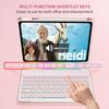Bxomteng Keyboard Case for iPad 10th / A16 11th Generation 2022/2025-7 Colors Backlit Keyboard Cover and Mouse (Pink) view 4