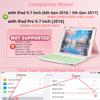 Bxomteng Keyboard Case for iPad 9.7 (6th Gen 2018 / 5th Gen 2017) / Pro 9.7 inch (2016) - 7 Colors Backlit Keyboard Cover and Mouse (Pink) view 2