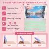 Bxomteng Keyboard Case for iPad 9.7 (6th Gen 2018 / 5th Gen 2017) / Pro 9.7 inch (2016) - 7 Colors Backlit Keyboard Cover and Mouse (Pink) view 3