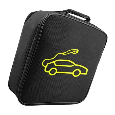 Angoily Waterproof EV Charger Bag for Electric Vehicle Multi-functional Cable Organizer for Car Accessories Wear-resistant Convenient Storage Solution for Charging Cords