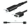 LINGQE Portable PS-2 to HDMI-Compatible Video Converter Supports for /PS1 Display Modes for HDTV PC Cable Adapter view 2