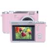 YUEHISY Digital Camera, 48MP FHD 1080P Vlogging Camera with Flip Screen 18X Zoom, Compact Point and Shoot (Roseate) view 2