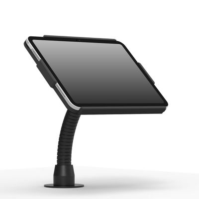 VidaMount Black Open Enclosure and Flexible Desk/Wall Surface Mount [Bundle] Compatible with Amazon Fire HD 8" 12th Gen (2024)