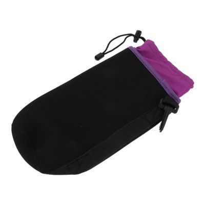 Hoement Camera Lens Pouch Bag for DSLR Waterproof Neoprene Lens Case Shockproof Design for Professional Photographers Compatible Most Camera Lenses Size XL