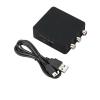 LINGQE HDMI-Compatible Scaler Adapter HD to AV/AV to HD R/CA CVSB L/R Video Video Box Converter AV to HDMI-Compatible Converter(Black,AV to HD) view 2