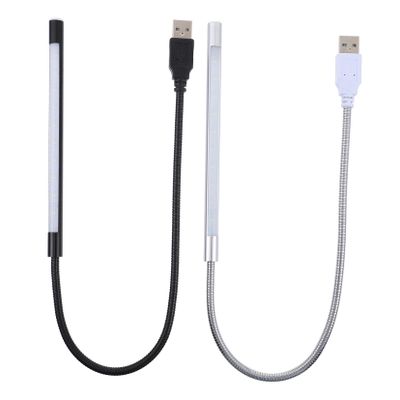 Hoement Dimmable USB LED Reading Light Touch Control Mini Night Lamp Adjustable Brightness for Bedside and Reading 2-Pack