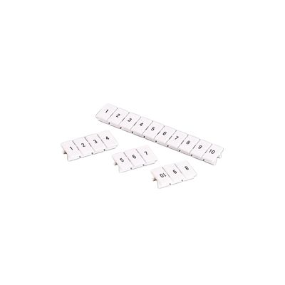 100Pcs 91-100 for UK 5N ZB6 Number Blank DIN Rail Terminal Block Accessories UK Zack Marker Strips ZB 6