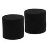 Cabilock 2pcs Bass Tube Plug Acoustic Damping Sponge for Speaker Ports Noise Reduction Bass Optimization Compatible with Home Audio Black view 1