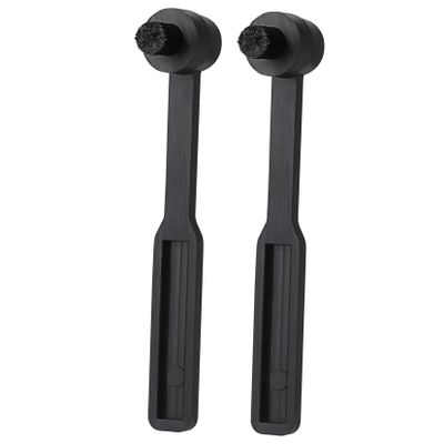Angoily 2Pcs Stylus Cleaning Brush Gentle Vinyl Record Cleaners for Turntable Needles Compact and Portable Design Multi Functional for Safe Use Needles and Lenses