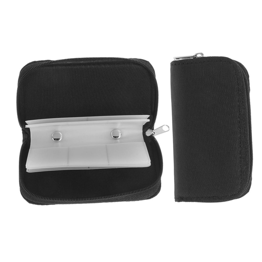 Angoily 2pcs Memory Card Case Compact Slot Organizer with Transparent Design Essential Storage for Photographers Videographers Lightweight Portable Reliable Protection for Memory Cards
