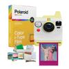 Polaroid Now Generation 3 Analog Instant Camera with Tripod Mount and Two-Lens Autofocus System (Yellow) Bundle with Color Film and Film Kit (3 Items) view 1