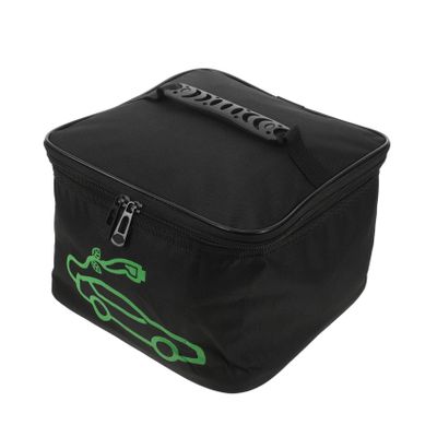 CAXUSD Electric Vehicle Charging Cable Organizer Waterproof EV Charger Tool Bag for Car Portable Storage Case for Electric Car Charging Cables and Adapters