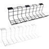 NUOBESTY 2pcs Under Desk Cable Organizer Tray Wire Management Solution for Home Office Easy Install No Drilling Required Space-Saving Design for Efficient Cable Storage view 1