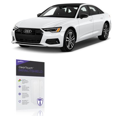 BoxWave Screen Protector Compatible with Audi 2021 A6 (10.1 in) - ClearTouch ImpactShield (2-Pack), Impenetrable Screen Protector Flexible Film