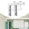 2X Projector Screen Mount for Ceiling, Projection Setup, Wall-Mounted L Brackets for Game Room, Load Bearing 30kg view 3