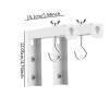 2X Projector Screen Mount for Ceiling, Projection Setup, Wall-Mounted L Brackets for Game Room, Load Bearing 30kg view 4