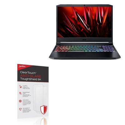 BoxWave Screen Protector Compatible With Acer Nitro 5 (AN515-45) - ClearTouch Anti-Glare ToughShield 9H (2-Pack), Anti-Glare 9H Tough Flexible Film Screen Protector