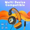 JellieMons Booma Beats Wired Headphones for Kids, 3.5mm Plug, Fun Characters and Colors, Volume Controls, Great for School (Green) view 4