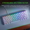 Razer Huntsman Mini 60% Gaming Keyboard: Linear Optical Switches - Rapid Trigger Mode - Chroma RGB Lighting - PBT Keycaps - Onboard Memory - Snap Tap - White view 2