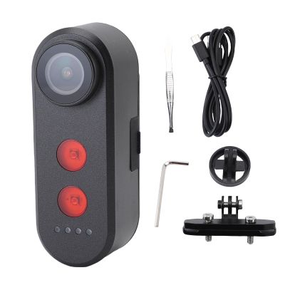 RiToEasysports Wide Angle Bike Camera, 1080P with APP Control and Loop Recording, Rear View Bike Camera with Tail Light for Outdoor Cycling, Commuting, Mountain Biking, and Road Biking.