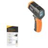 BoxWave Screen Protector Compatible with Klein Tools IR1 - ClearTouch Anti-Glare Privacy (2-Pack), Privacy Screen Protector Flexible Film Anti-Glare view 1