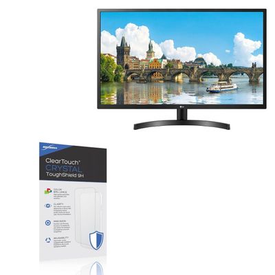 BoxWave Screen Protector Compatible with LG 32 Monitor (32MN600P) - ClearTouch Crystal ToughShield 9H (2-Pack), Clear 9H Tough Flexible Film Screen Protector