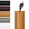 Rubber Bond TV Cord Hider Cable Protector - Strong Self Adhesive Wall Cord Cover Cable Hider - Low Profile Cable Management Wall Cord Concealer Cable Raceway view 1