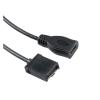 0.300cm 4K 60Hz High Speed HDMI E Type 19P Male ABS Shell to HDMI A/F Female Black molding with Ethernet Cable view 2