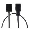 0.300cm 4K 60Hz High Speed HDMI E Type 19P Male ABS Shell to HDMI A/F Female Black molding with Ethernet Cable view 4