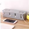 CONGARTENO Cable Management Box for Desk Organization Power Cord Holder Data Cable Storage Box Grey Cord Organizer view 4