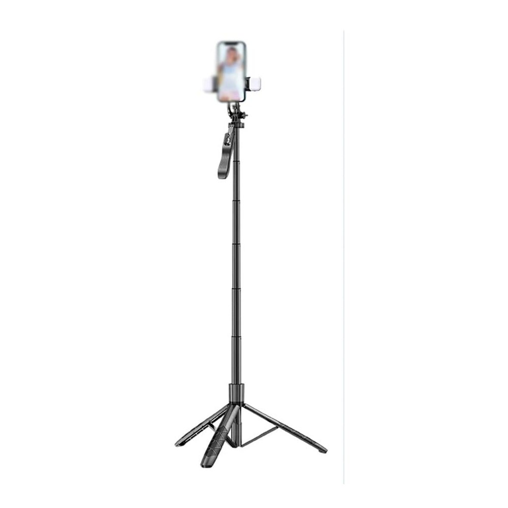 DUYHBAWRS Selfie Stick Tripod Stand Foldable Monopod for Action Cameras Smartphones Balance Steady Shooting Live