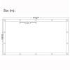 LMyyds 5 Mil Thickness Patio Enclosure, Clear Vinyl Patio Enclosure, Porch Curtains Outdoor Waterproof for Screens Deck Covers (6.23x7.22'/1.9x2.2m) view 4