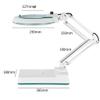 MVUYO Desktop Magnifying Glass with LED Light Desktop Reading Bracket Maintenance Magnifying Glass view 2