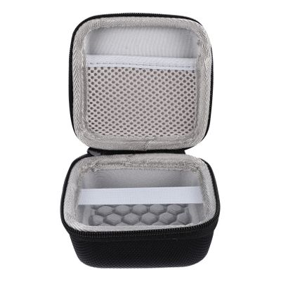 CONGARTENO Portable Charger Case for Power Adapter with Hook Shockproof Storage Pouch for Travel Black