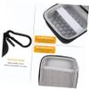 CONGARTENO Portable Charger Case for Power Adapter with Hook Shockproof Storage Pouch for Travel Black view 2