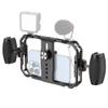 DUYHBAWRS Universal Smartphone Camera Cage Stabilizer with Handgrip Coldshoe Handheld Phone Stabilizer view 1